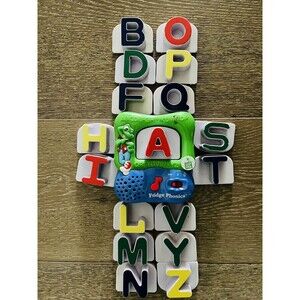 Leap Frog Fridge Phonics 16 Uppercase Magnetic Replacement Letters Alphabet Toy